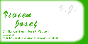 vivien josef business card